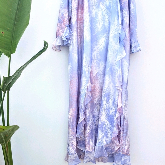 🖤 Oscar de la Renta Satin Robe - Picture 6 of 8